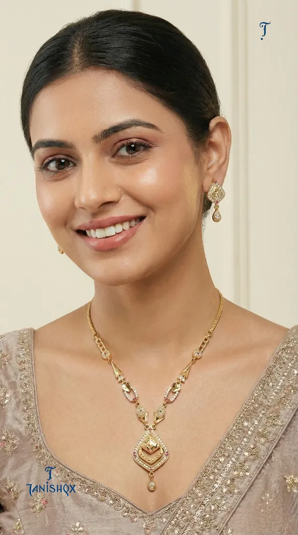 Micro_Gold_Plated_Ad_Diamond_Studded_Fancy_Forming_Necklace_With_Earrings_For_Women