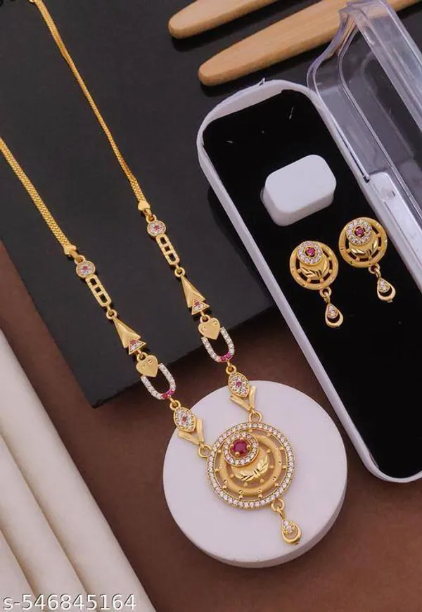 Micro_Gold_Plated_Ad_Diamond_Studded_Fancy_Forming_Necklace_With_Earrings_For_Women