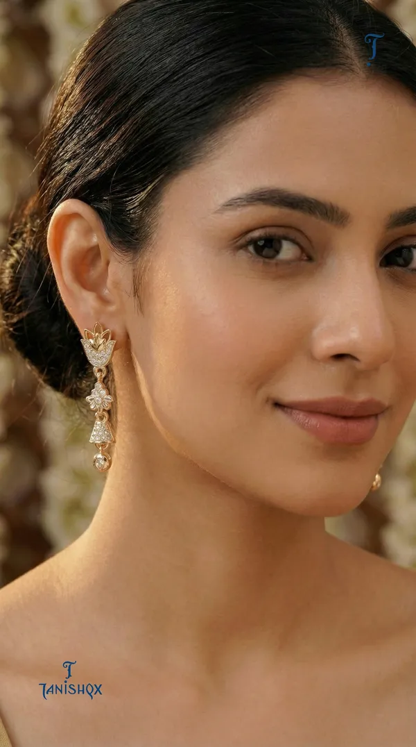 Micro_Gold_Plated_And_Diamond_Daily_Wear_Fancy_Jhumka_Earring