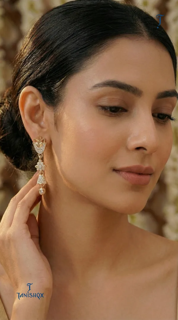 Micro_Gold_Plated_And_Diamond_Daily_Wear_Fancy_Jhumka_Earring