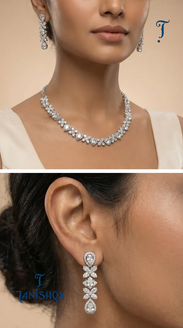 Elegant_Diamond_Look_Necklace_Set_With_Matching_Earrings_For_Women