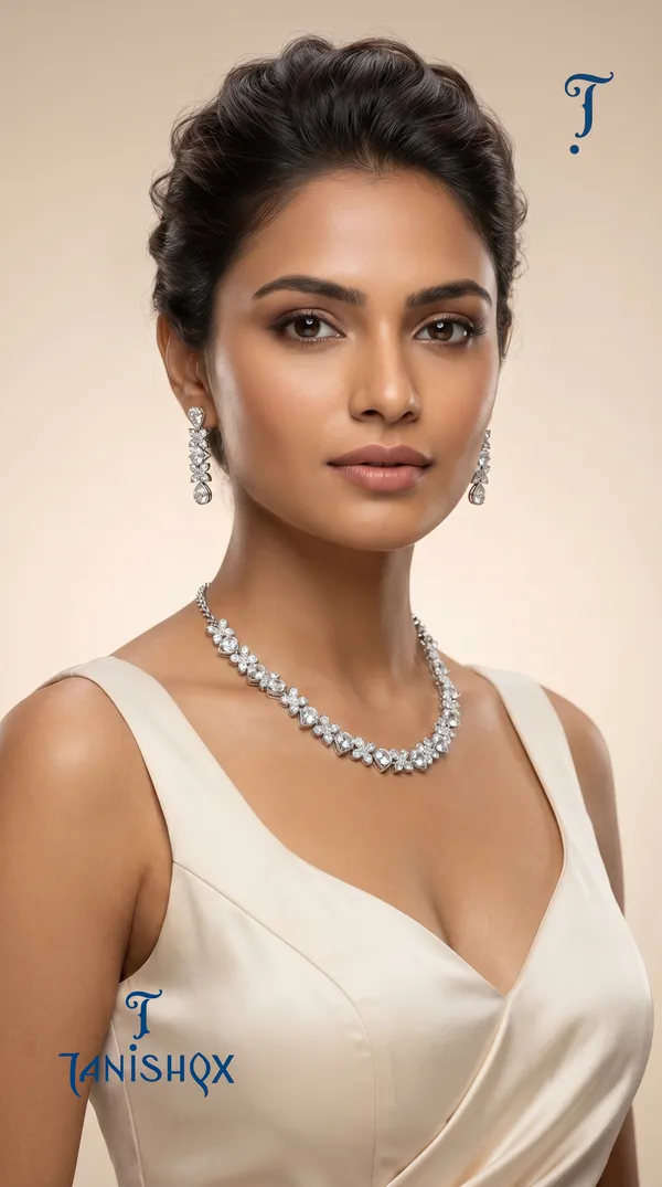 Elegant_Diamond_Look_Necklace_Set_With_Matching_Earrings_For_Women