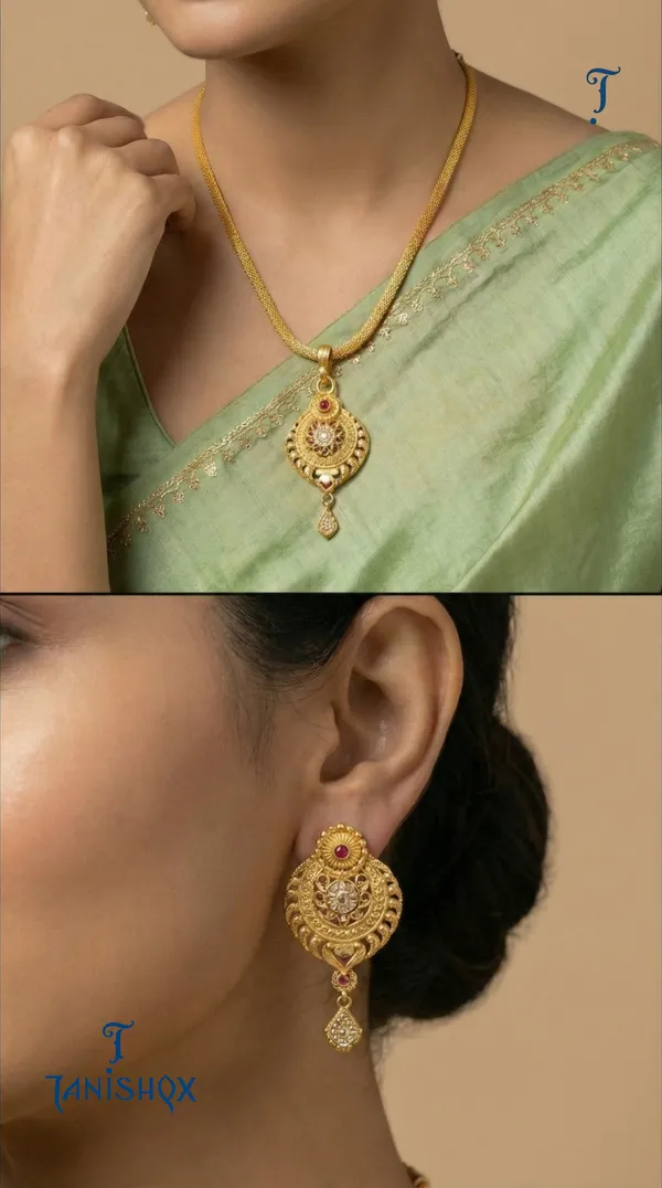 Micro_Gold_Plated_Ad_Diamond_Studded_Fancy_Oval_Pendant_Set_With_Chain