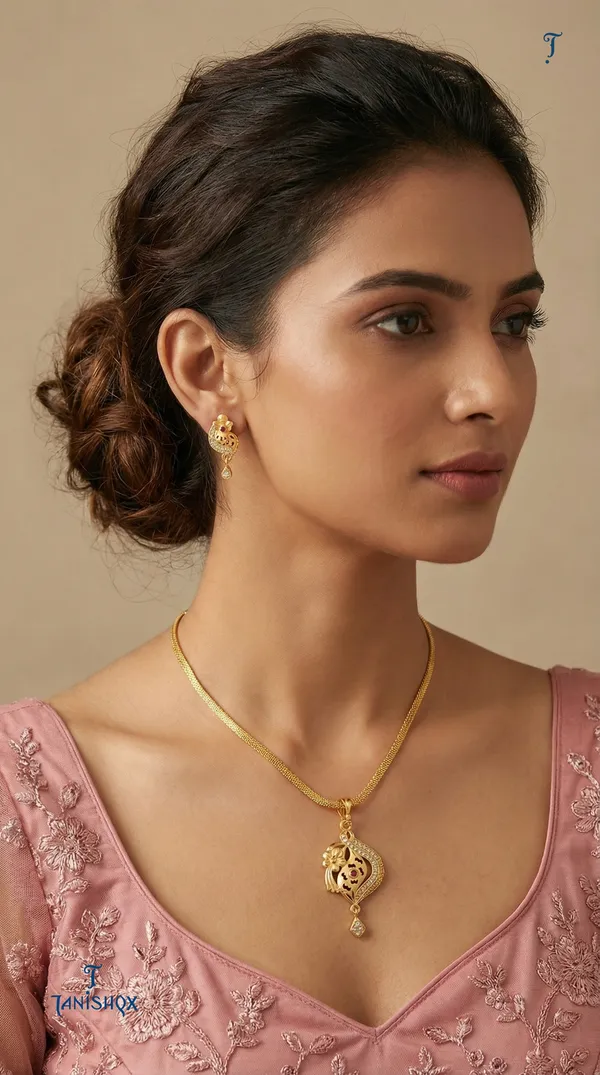 Micro_Gold_Plated_Ad_Diamond_Studded_Fancy_Oval_Pendant_Set_With_Chain