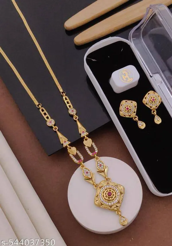 Micro_Gold_Plated_Ad_Diamond_Studded_Fancy_Forming_Necklace_With_Earrings_For_Women