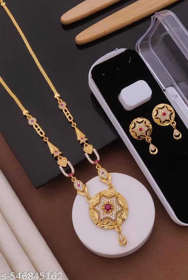 Micro_Gold_Plated_Ad_Diamond_Studded_Fancy_Forming_Necklace_With_Earrings_For_Women