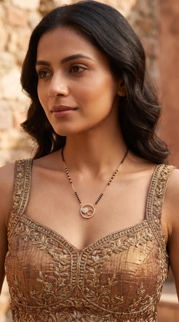 Gold-Tone_Black_Beaded_Double_Circle_Black_Beaded_Mangalsutra