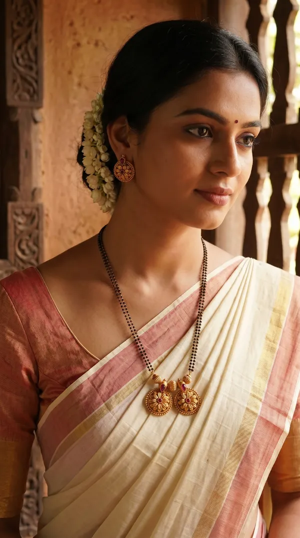 Premium_Gold_Plated_Floral_Dual_Pendant_Mangalsutra_Set_for_Women