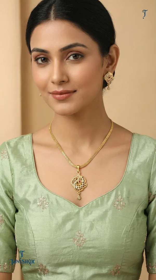 Micro_Gold_Plated_Ad_Diamond_Studded_Fancy_Oval_Pendant_Set_With_Chain