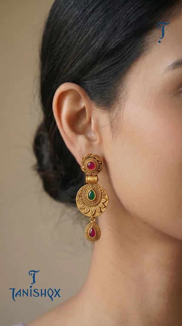 Classic_Gold_Plated_Necklace_Set_With_Colorful_Stone_Detailing