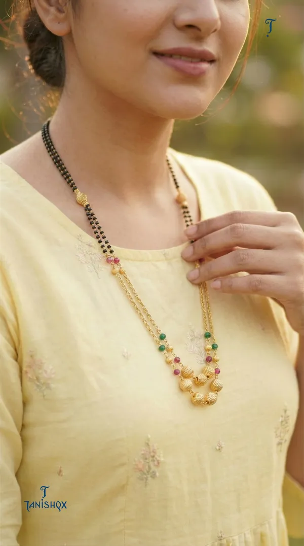 High_Gold_Plated_Daily_Wear_Fancy_Long_Ball_Mala