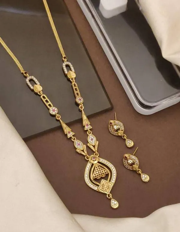 Micro_Gold_Plated_Ad_Diamond_Studded_Fancy_Forming_Necklace_With_Earrings_For_Women