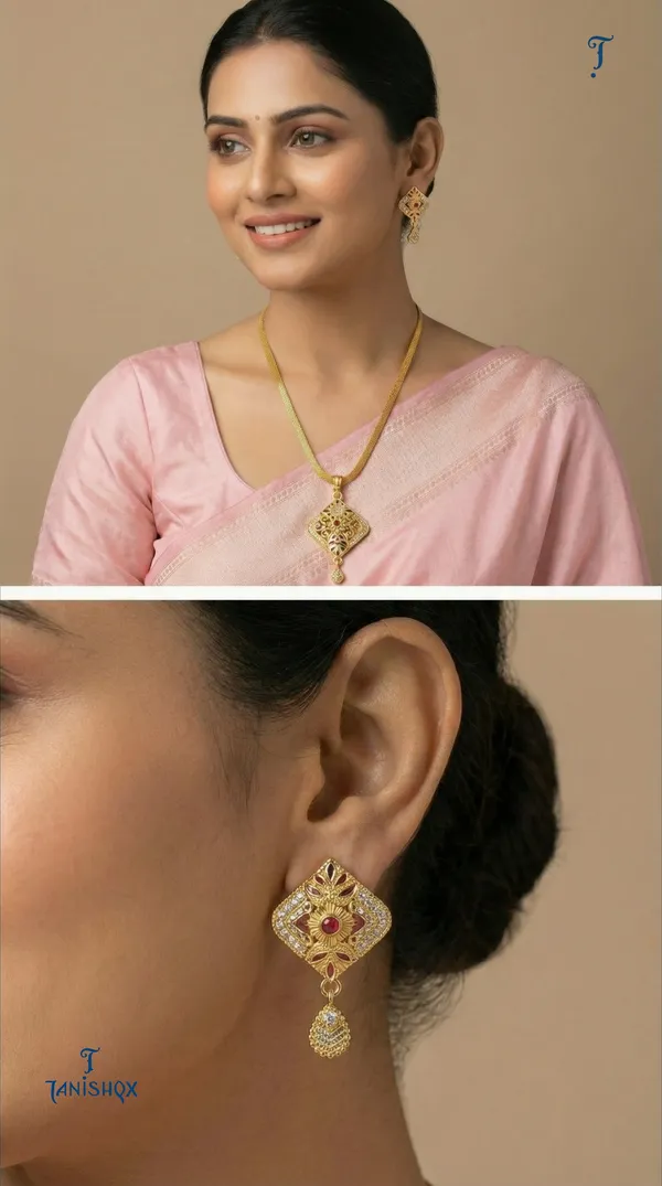Micro_Gold_Plated_Ad_Diamond_Studded_Fancy_Oval_Pendant_Set_With_Chain