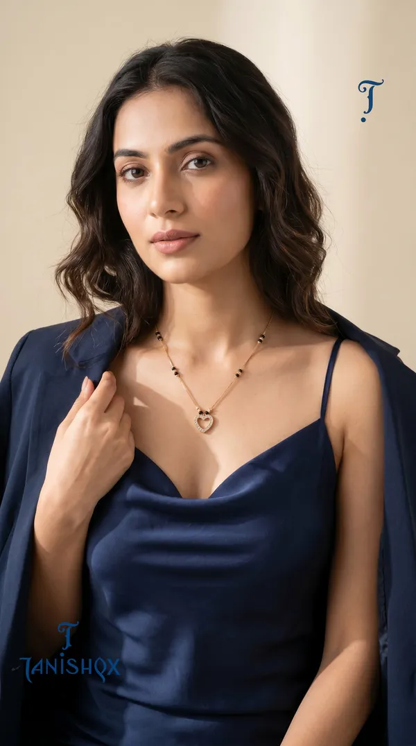 Gold_Plated_Square_Diamond_Pendant_Mangalsutra_With_Black_Beads_For_Women