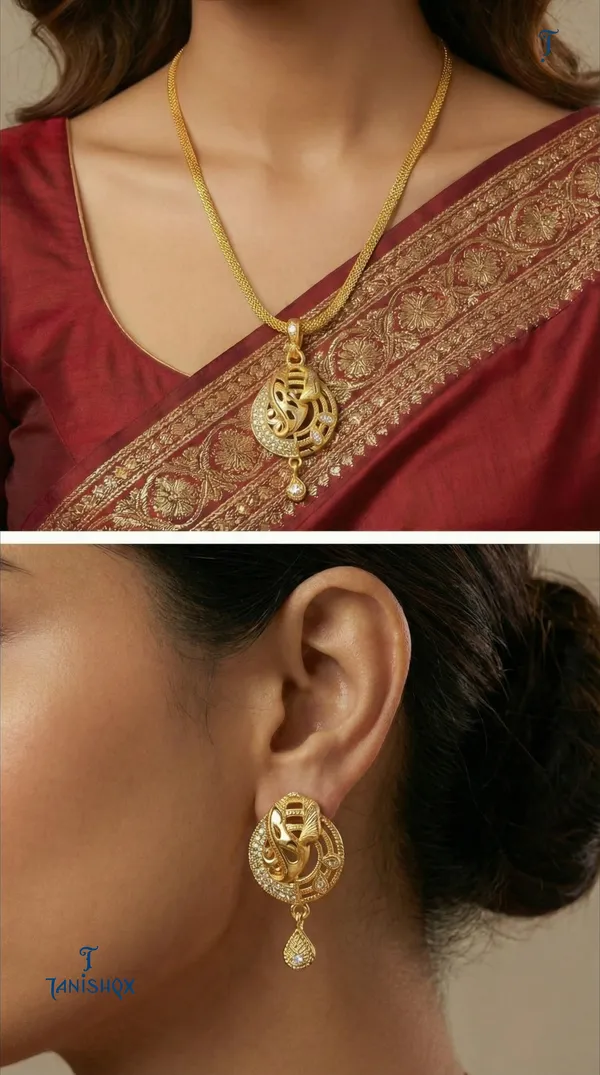 Micro_Gold_Plated_Ad_Diamond_Studded_Fancy_Oval_Pendant_Set_With_Chain