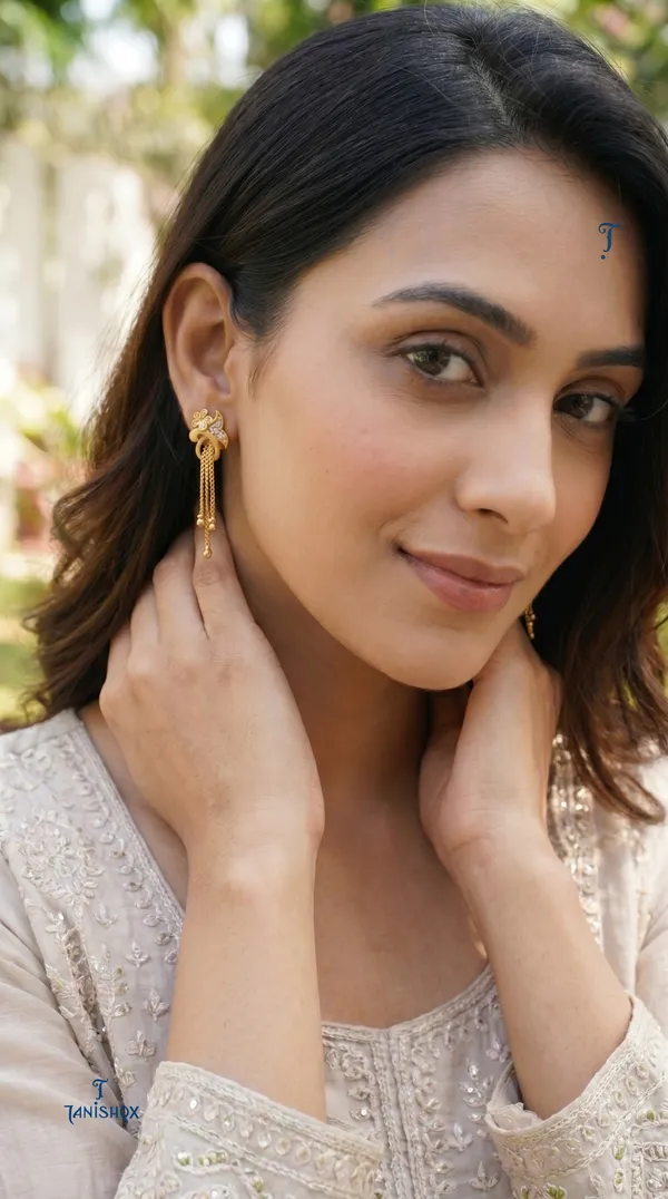 Micro_Gold_Plated_And_Diamond_Daily_Wear_Fancy_Jhumka_Earring