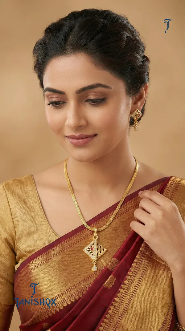 Micro_Gold_Plated_Ad_Diamond_Studded_Fancy_Oval_Pendant_Set_With_Chain