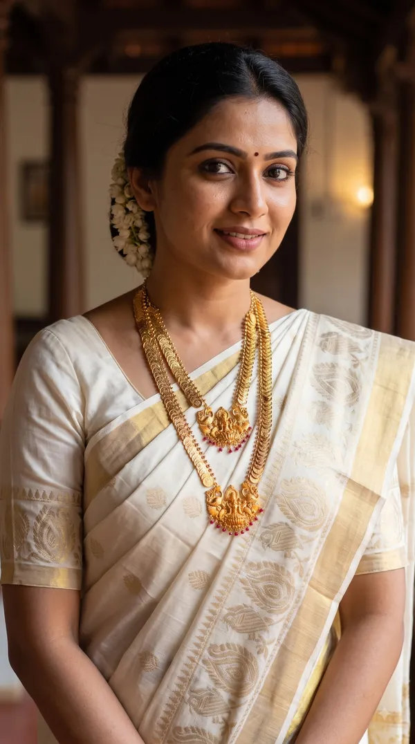 Laxmi_Golden_Coin_Layer_Necklace_Set_with_Red_Bead_Peacock_Pendant