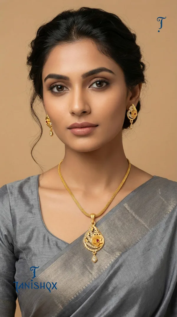 Micro_Gold_Plated_Ad_Diamond_Studded_Fancy_Oval_Pendant_Set_With_Chain