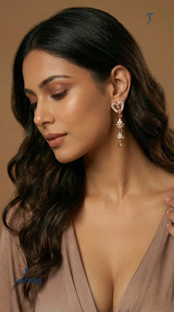 Micro_Gold_Plated_And_Diamond_Daily_Wear_Fancy_Jhumka_Earring