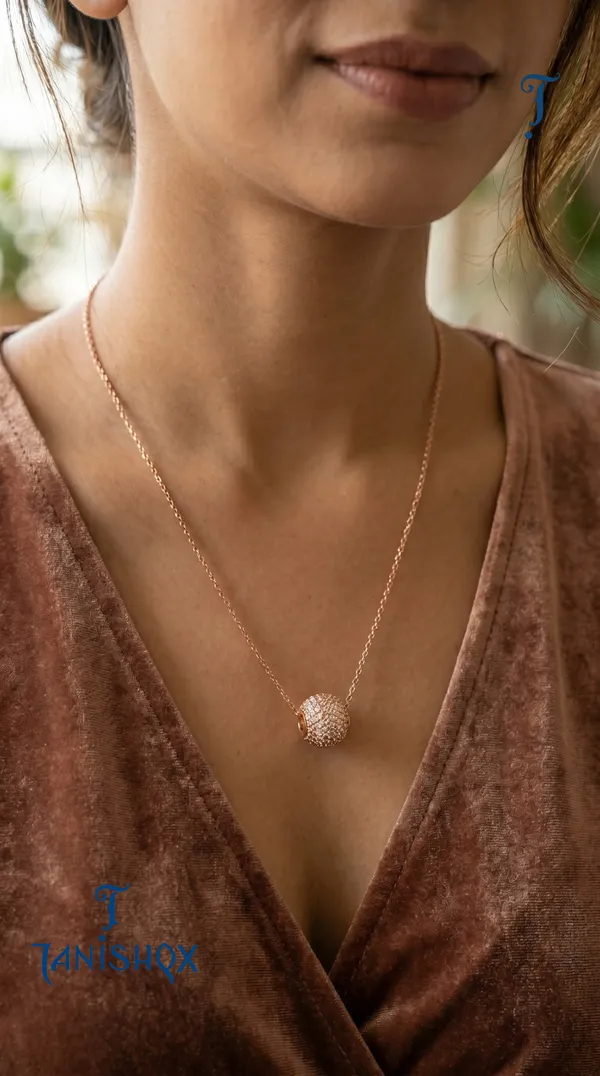 Elegant_Rose_Gold_Sparkle_Pendant_Necklace_For_Women
