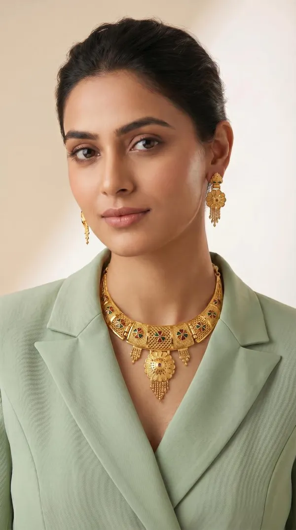 Micro_Gold_Plated_Ad_Diamond_Studded_Fancy_Forming_Necklace_With_Earrings_For_Women