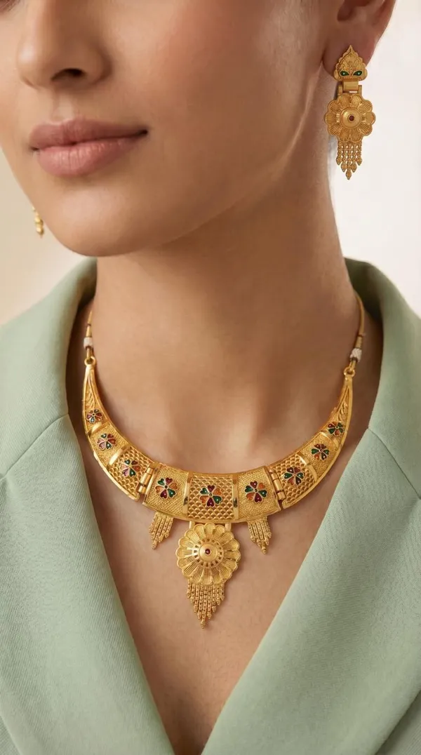 Micro_Gold_Plated_Ad_Diamond_Studded_Fancy_Forming_Necklace_With_Earrings_For_Women