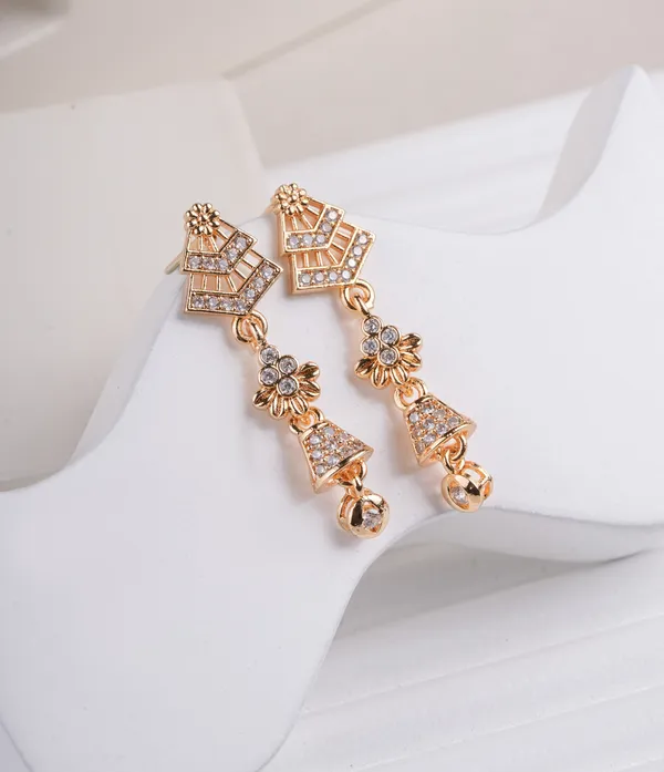 Micro_Gold_Plated_And_Diamond_Daily_Wear_Fancy_Jhumka_Earring