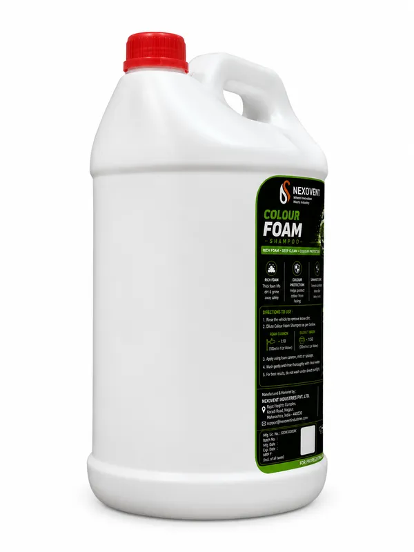 Nexovent_Colour_Foam_Shampoo_5_Litre_for_Professional_Use