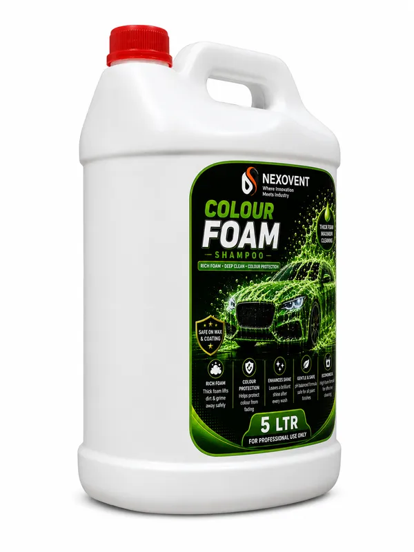 Nexovent_Colour_Foam_Shampoo_5_Litre_for_Professional_Use