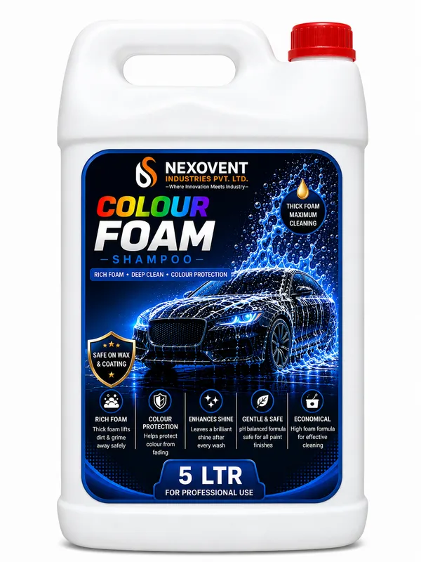 Nexovent_Colour_Foam_Car_Shampoo_5_Litre_for_Professional_Use