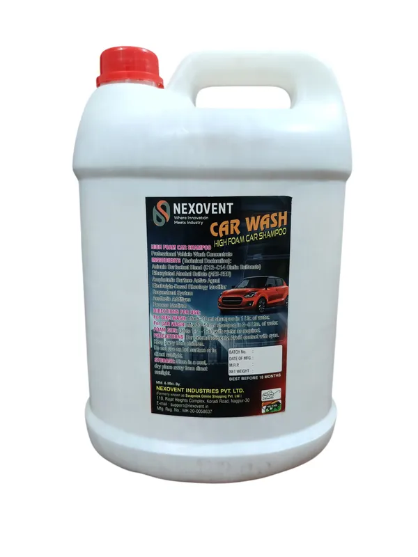 Nexovent_High_Foam_Car_Wash_Shampoo_5L