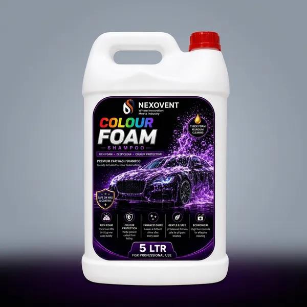 Pink_colour_foam_shampoo_for_foam_gun_machine_5_LTR