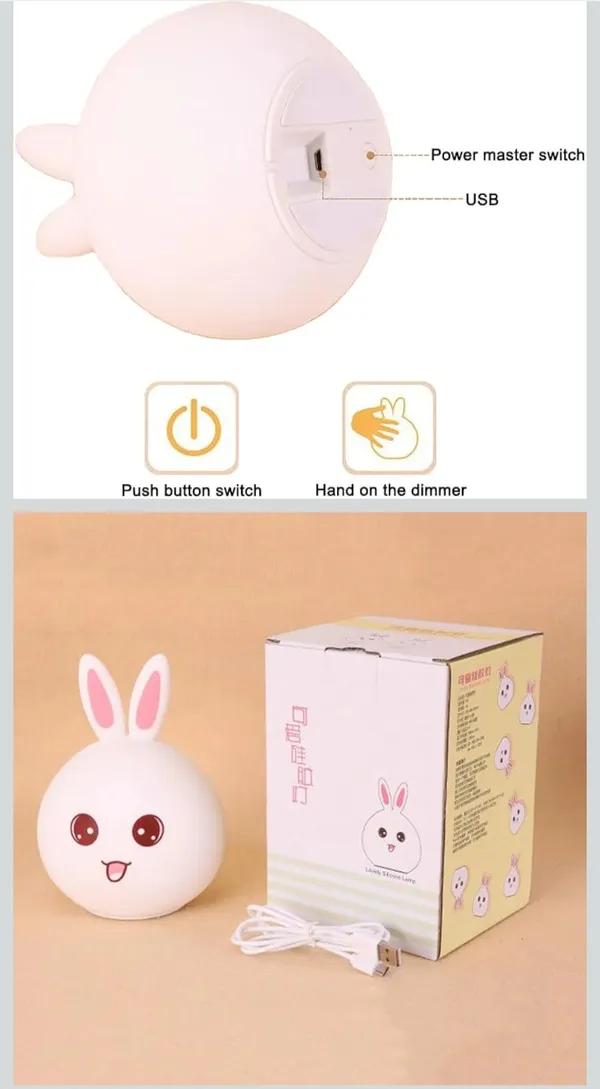 Silicone_Bunny_Touch_Dimmer_Rechargeable_Kids_Night_Lamp