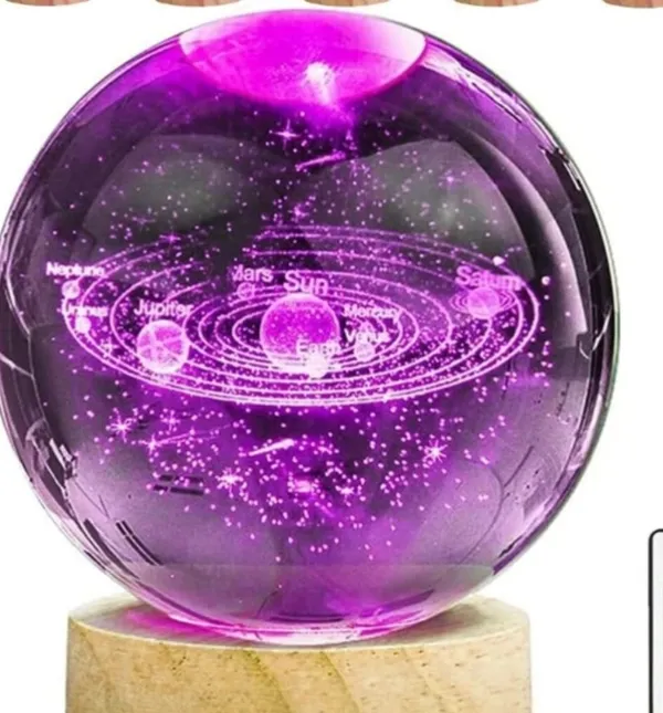 Crystal_Glass_Wood_Solar_System_Purple_Multicolour_LED_Lamp