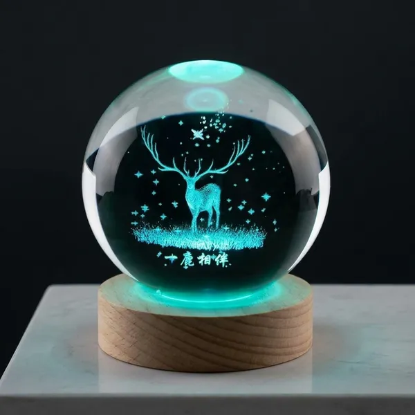 Crystal_Glass_Wood_3D_Deer_Multicolour_LED_Night_Light