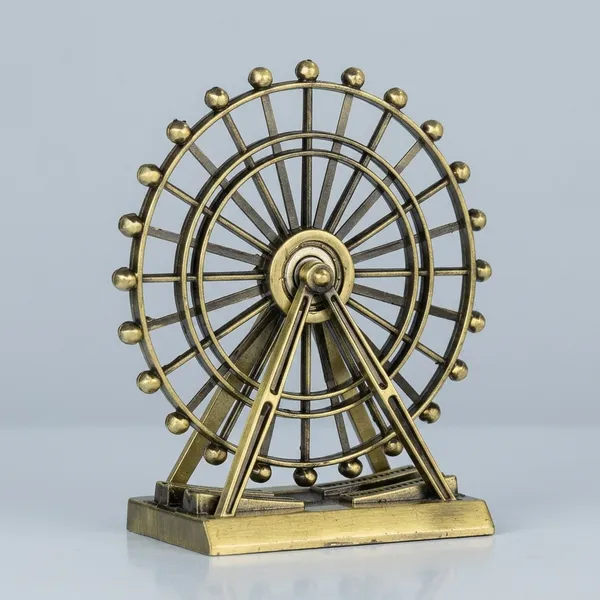 Metal_Bronze_Ferris_Wheel_Decorative_Showpiece