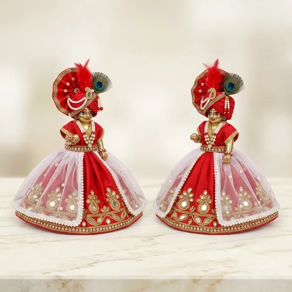 Red_And_White_Dress_For_Laddu_Gopal_Ji