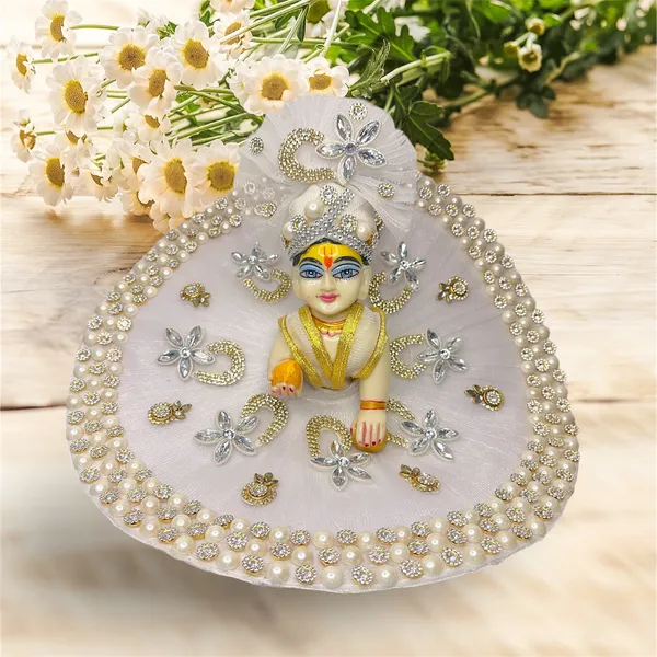 White_Pearl_Dress_For_Laddu_Gopal_Ji