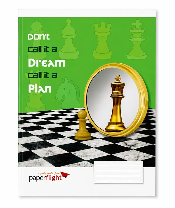 Paperflight_Unruled_A4_Size_Notebook_172_Pages(Pack_of_12)