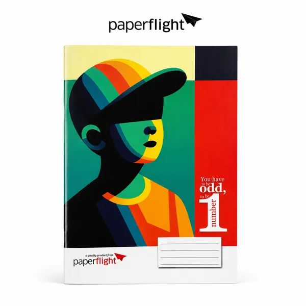 Paperflight_Unruled_A4_Size_Notebook_172_Pages(Pack_of_12)