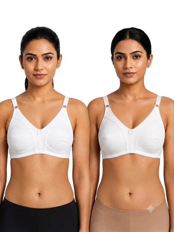 Everyday_Full_Coverage_Non_Padded_Cotton_Bra_(Stone)_(Pack_of_2,_White_&_White)