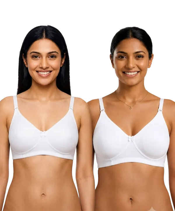 Full_Coverage_Non_Padded_Seamless_Cotton_Bra_(Aliza)_(Pack_of_2,_White_&_White)