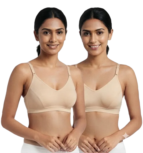 Non_Padded_Sports_Cotton_Bra_(Ruby)_(Grey)_(Pack_of_2,_Beige_&_Beige)