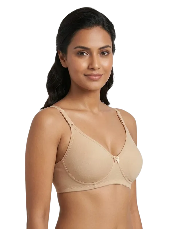 T-Shirt_Seamless_Non_Padded_Cotton_Bra_(Mold)_(Pack_of_2,_Beige_&_Beige)