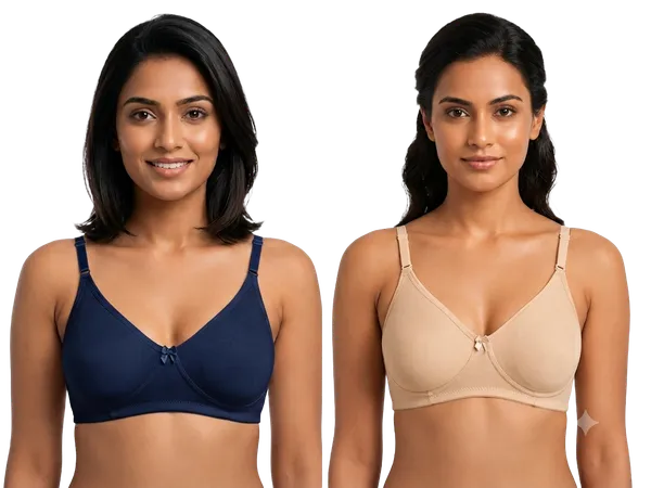 T-Shirt_Seamless_Non_Padded_Cotton_Bra_(Mold)_(Pack_of_2,_Blue_&_Beige)