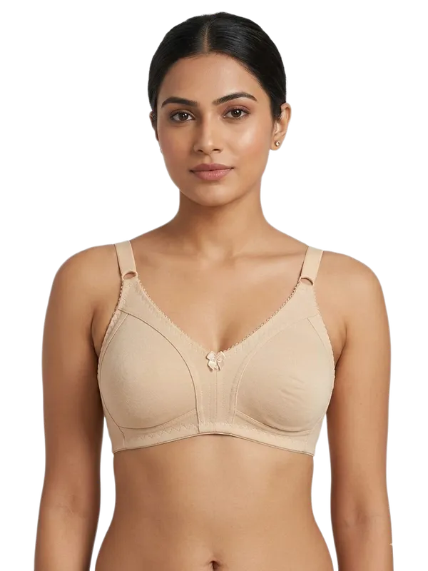 Everyday_Full_Coverage_Non_Padded_Cotton_Bra_(Stone)_(Beige)
