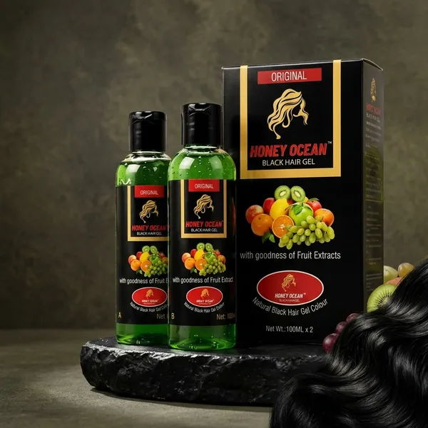 Honey_Ocean_Black_Hair_Gel_100Ml_(Pack_Of_2)