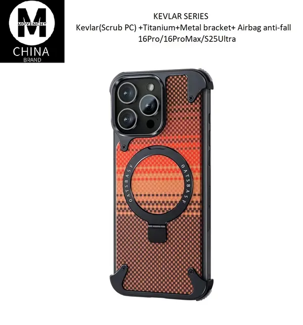 Skeleton_Case_Kevlar_Style_Black_Compalitable_For_[17_AIR_/_17PROMAX_/_17PRO]