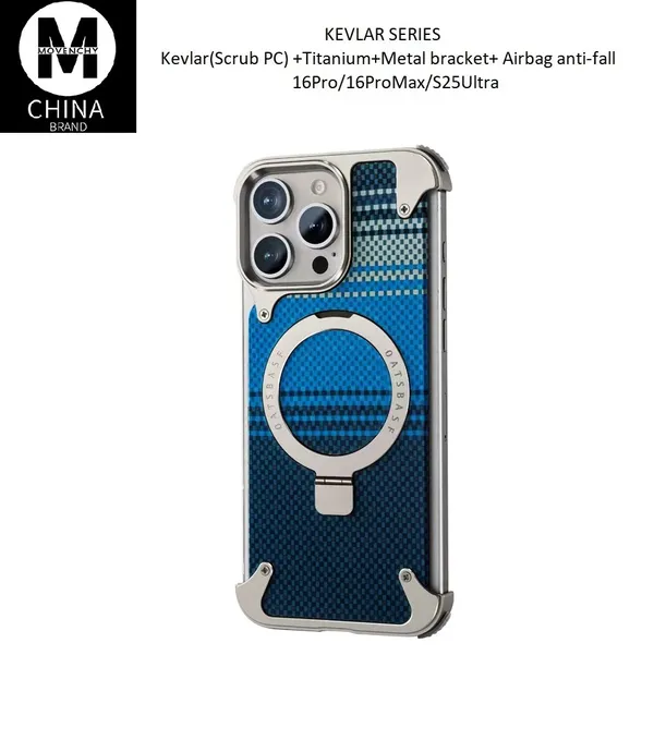 Skeleton_Case_Kevlar_Style_Sliver_Compalitable_For_[17_AIR_/_17PROMAX_/_17PRO]